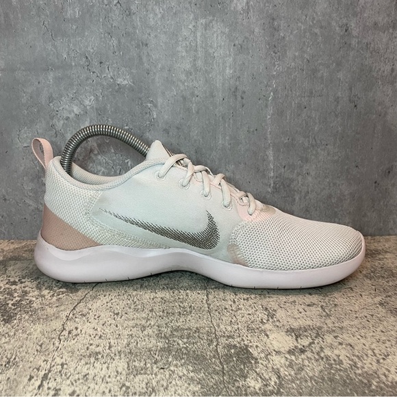 Nike Flex Experience Run Running Shoes Womens sz 11 - white and pink - Picture 3 of 7